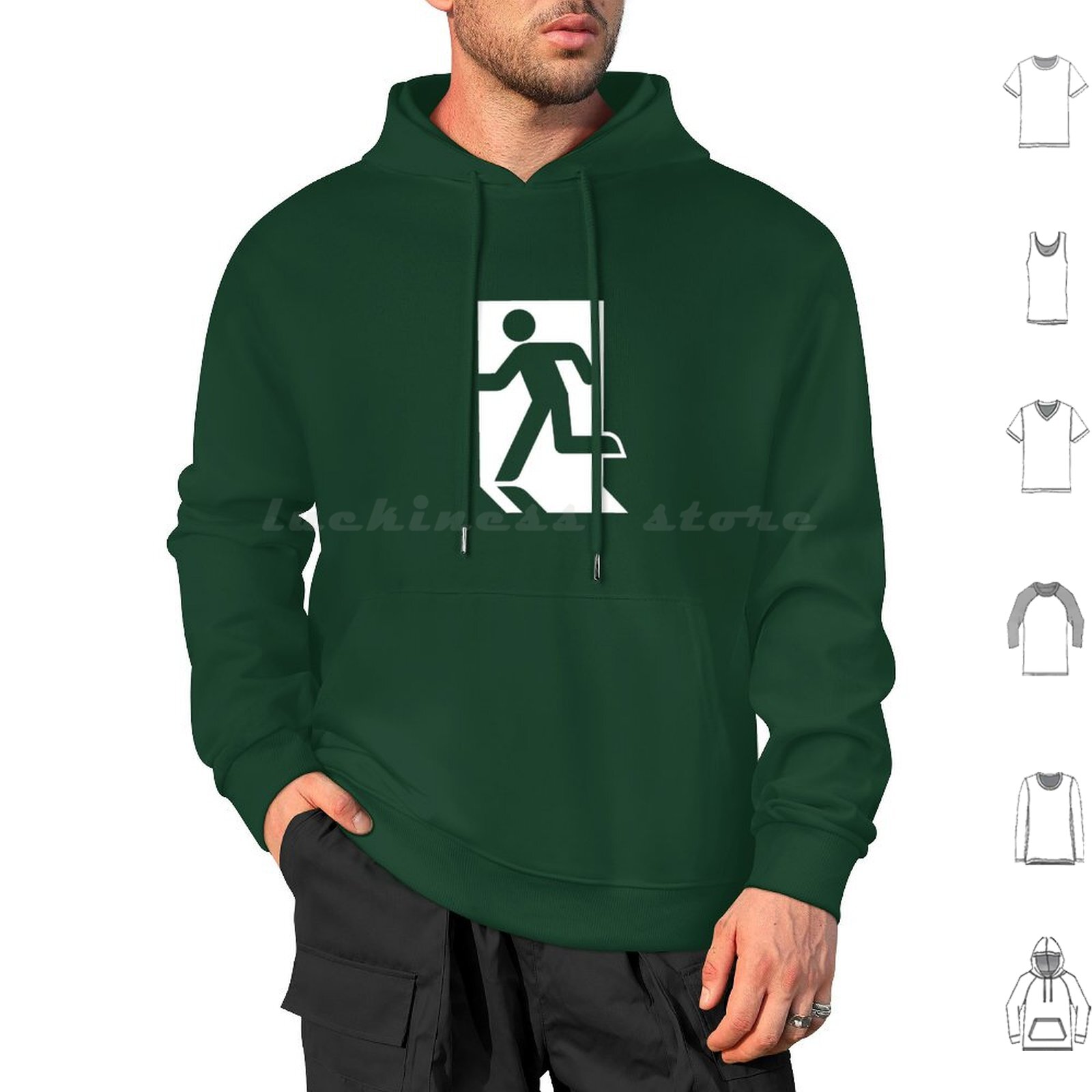 Emergency Exit Sign - Señal de salida para correr, sudaderas