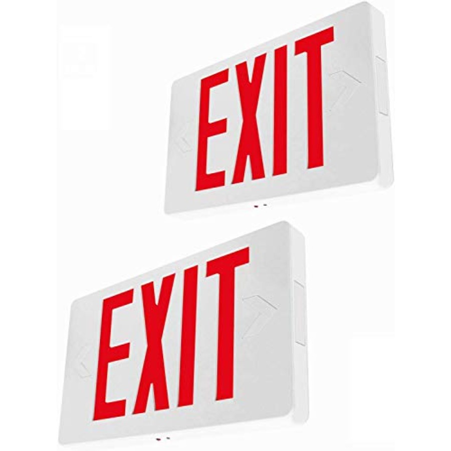 Emergency Exit Sign - Letrero de Salida LED Ultra Delgado,