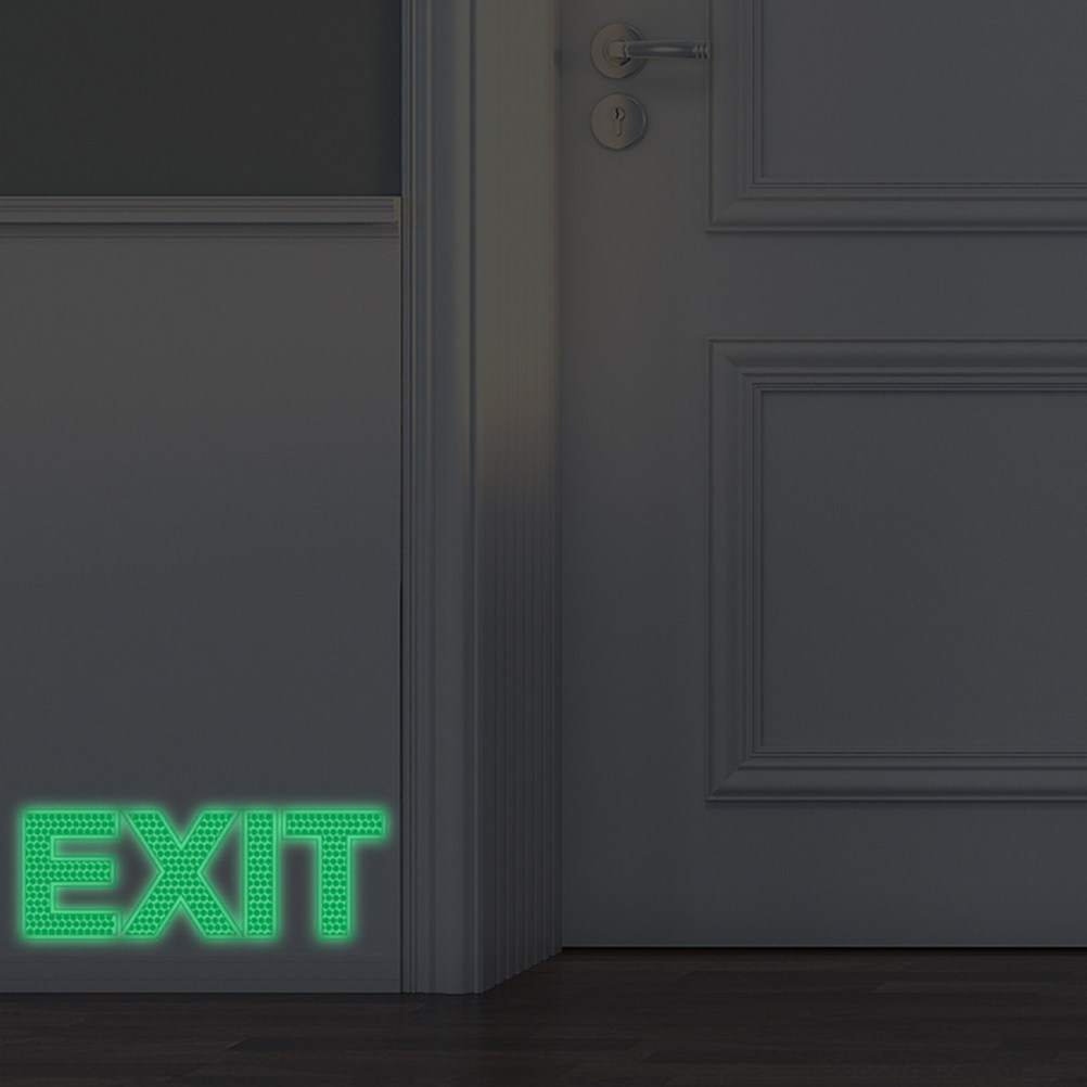 Emergency Exit Sign - Pegatina Luminosa de Salida de Emergencia