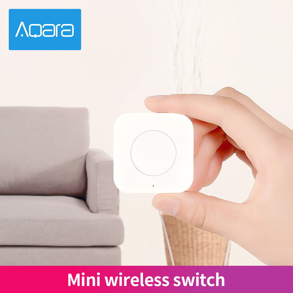Aqara-Mini interruptor inalámb - Xiaomi Hub Mijia Hub reseña y precio
