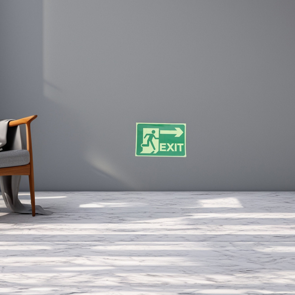 4 pegatinas luminosas de salid - Emergency Exit Sign reseña y precio