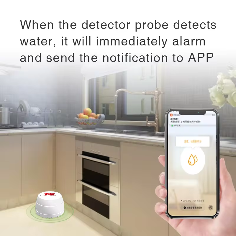 Tuya-Detector de fugas de agua - Water Alarm Sensor reseña y precio