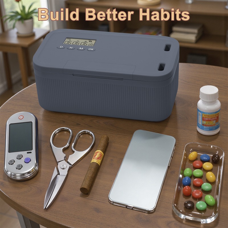 Caja de bloqueo con temporizad - Medicine Cabinet Lock reseña y precio