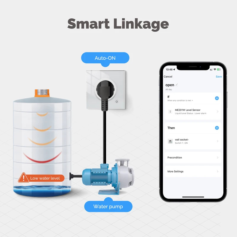MOES Tuya WiFi/ZigBee Smart Wa - Water Alarm Sensor reseña y precio