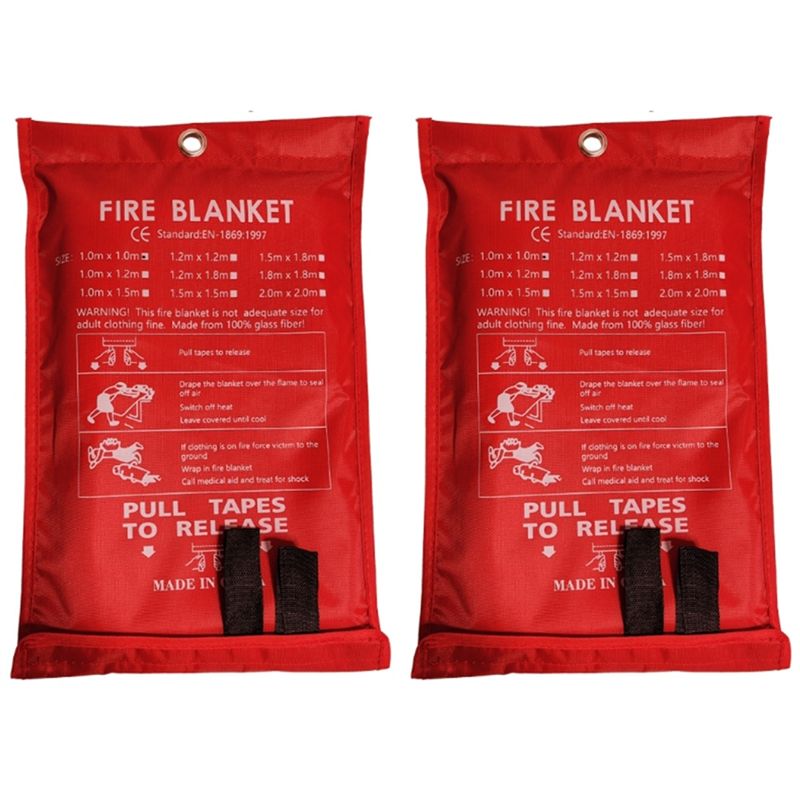 Día de Promoción: 2 mantas ant - Fire Blanket Kitchen reseña y precio