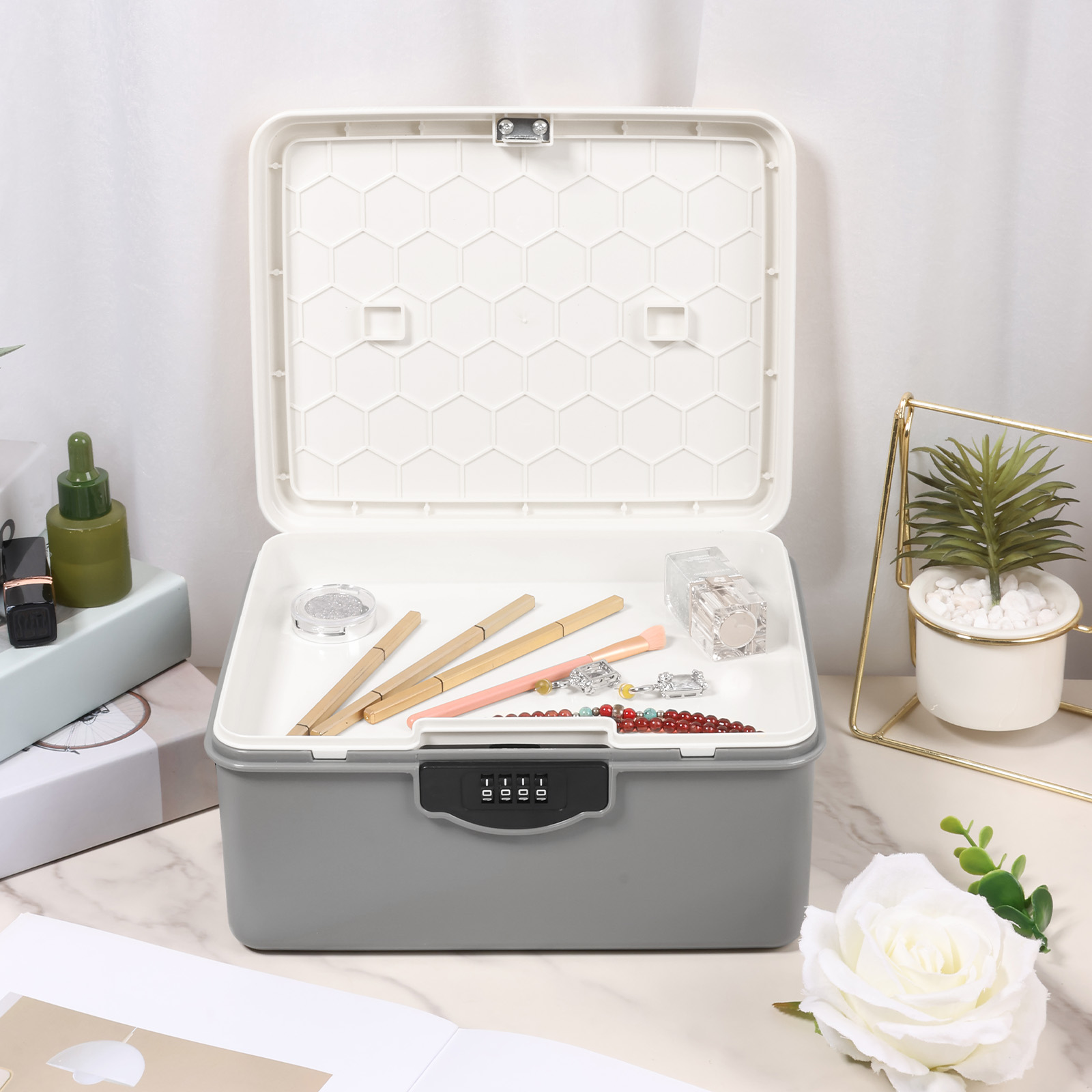 Caja de seguridad con bloqueo  - Medicine Cabinet Lock reseña y precio