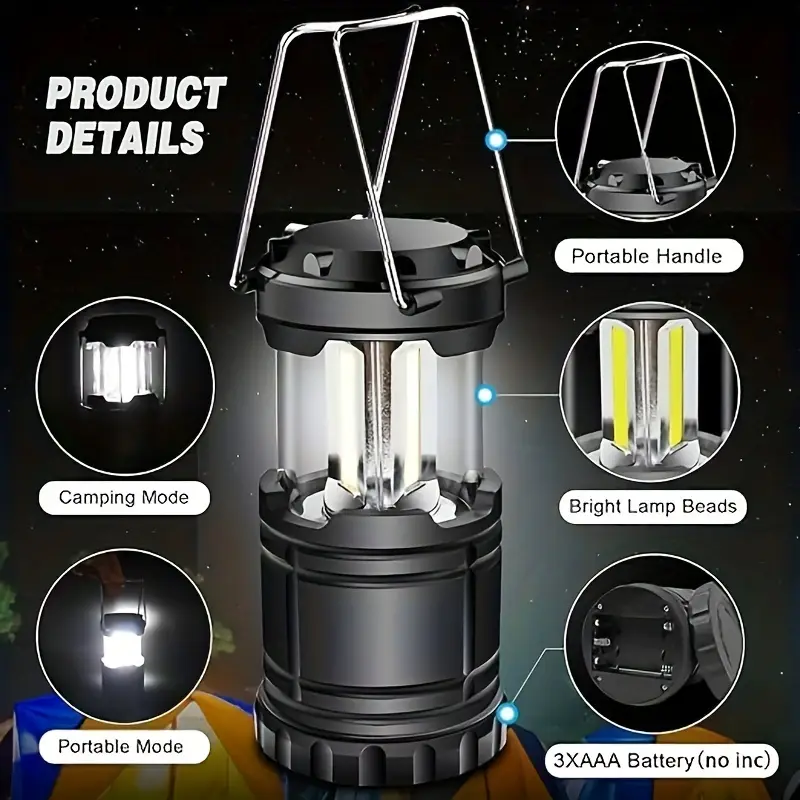 Linterna LED para acampar, lám - Power Outage Light reseña y precio