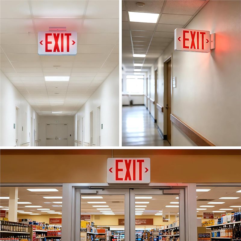Luz de Emergencia Comercial co - Emergency Exit Sign reseña y precio