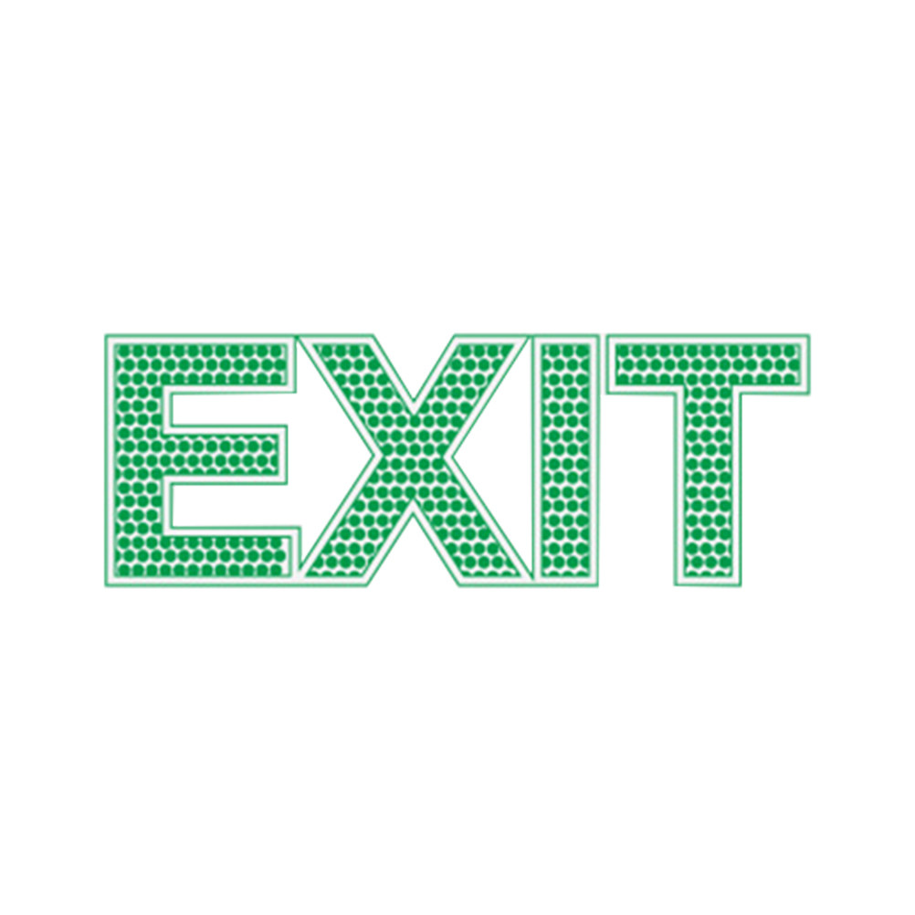 Pegatina de pared para salida  - Emergency Exit Sign reseña y precio