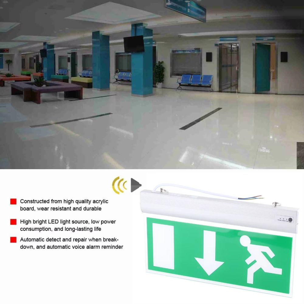 Lámpara LED Comercial de Emerg - Emergency Exit Sign reseña y precio