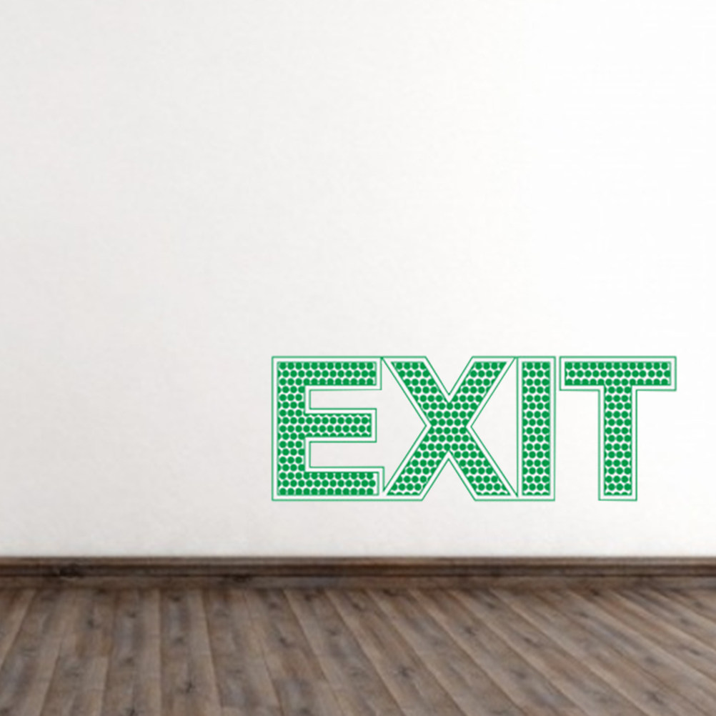 Pegatina Luminosa de Salida de - Emergency Exit Sign reseña y precio