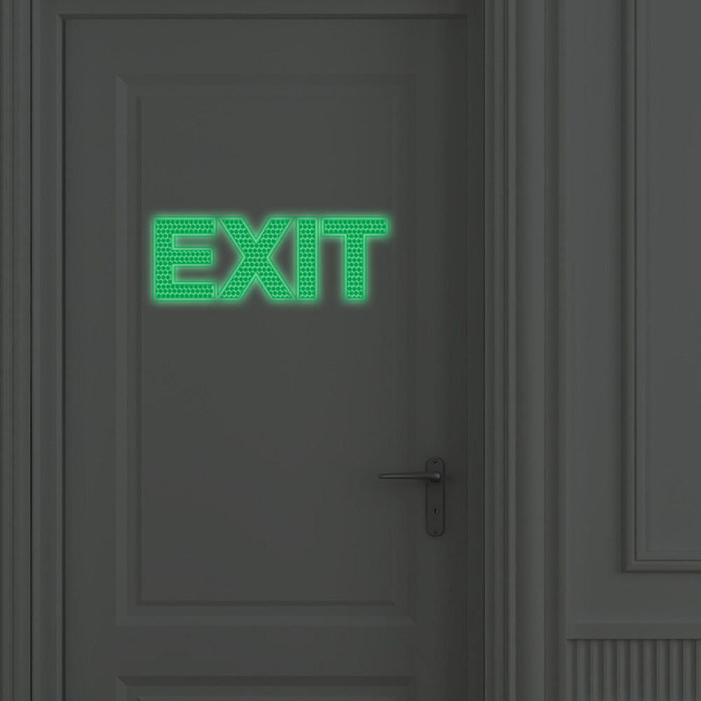 Pegatina Luminosa de Salida de - Emergency Exit Sign reseña y precio