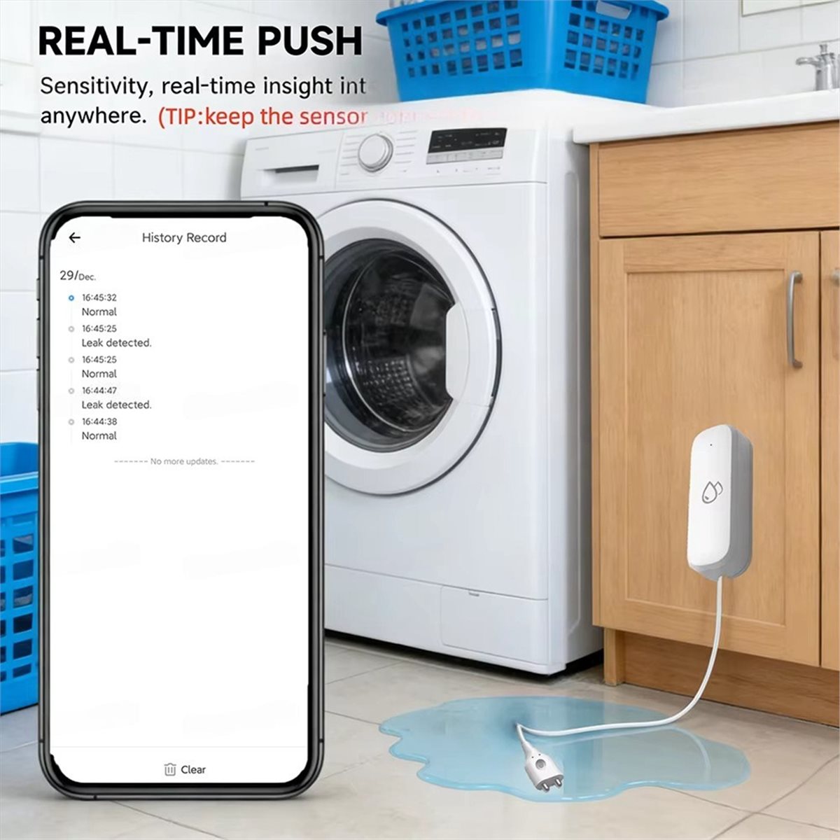 Sensor de Fugas de Agua ZigBee - Water Alarm Sensor reseña y precio